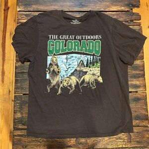 Brown Bear Colorado Graphic T-Shirt
